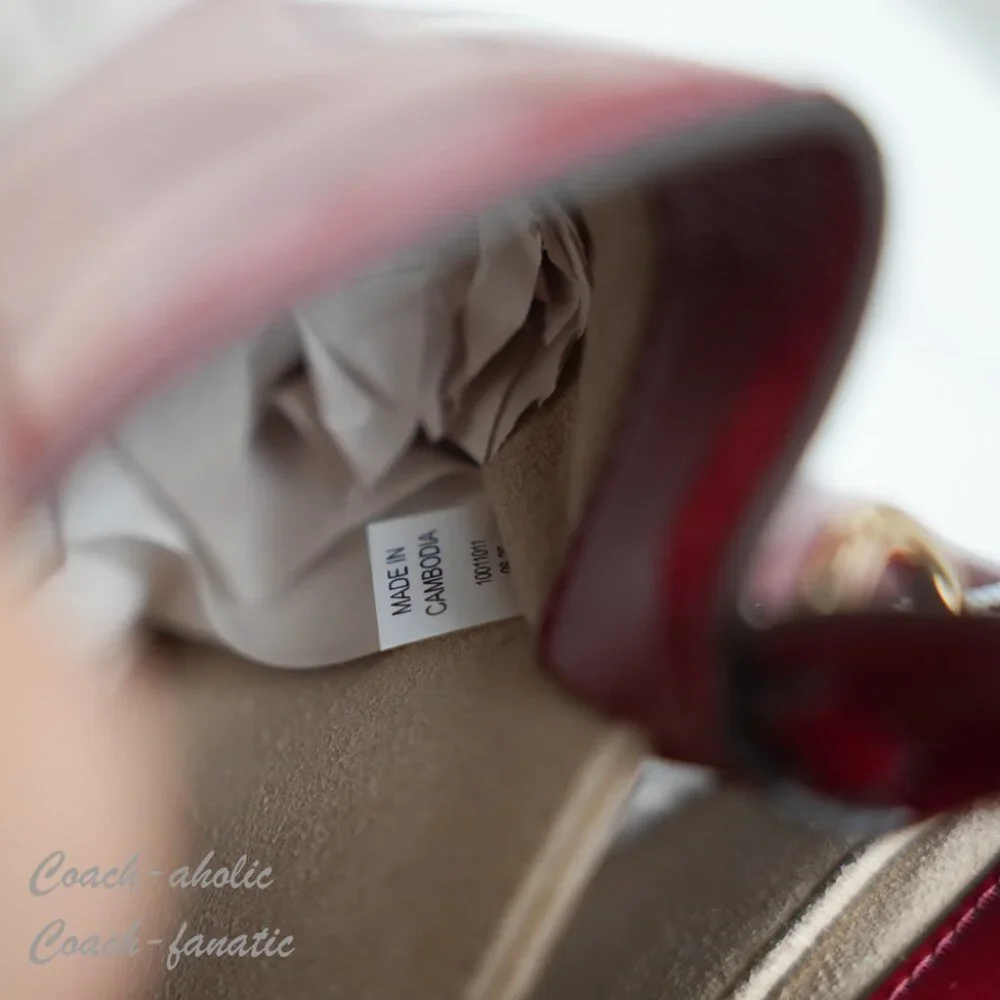 Tory Burch Britten Smooth Leather Mini Satchel Crossbody in Bartlett Red 162831